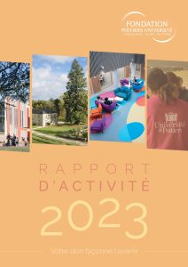 Lire le Rapport d'activité 2023 de la Fondation Poitiers Université